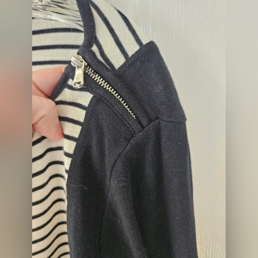 Lauren Ralph Lauren stripped top navy / white size 2X - Picture 4 of 5